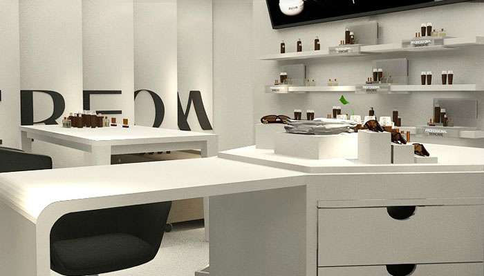 鄭州化妝品店鋪裝修設(shè)計案例