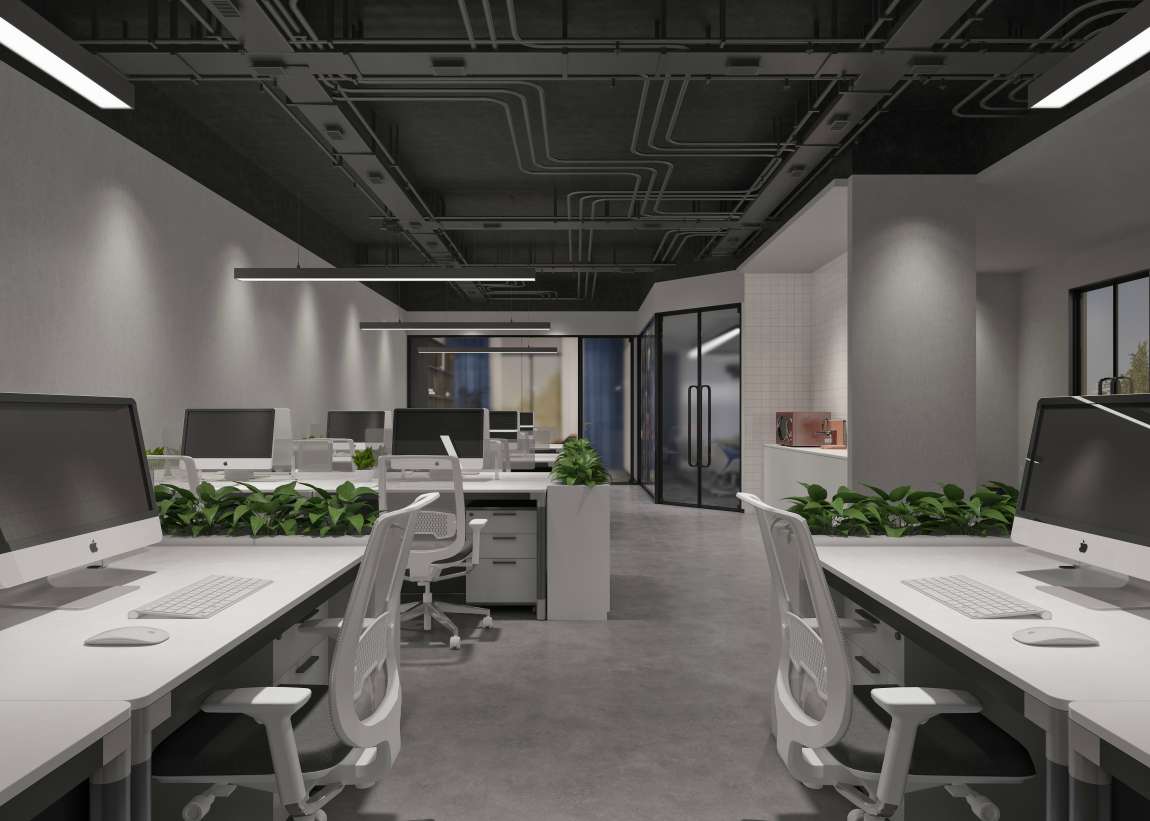 鄭州傳媒公司辦公室設(shè)計(jì)裝修