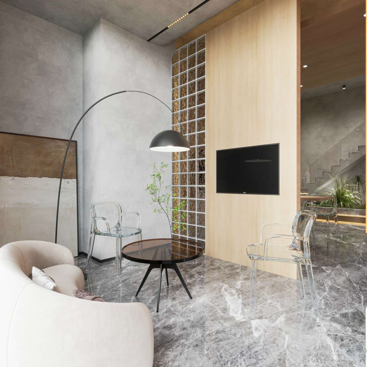 400平現(xiàn)代風(fēng)格辦公室裝修設(shè)計