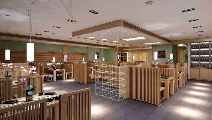 日式料理店裝修設(shè)計效果圖