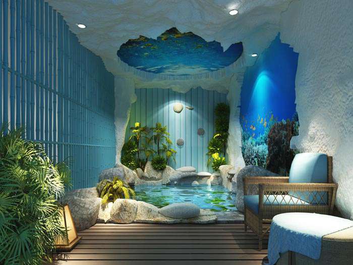 溫泉度假酒店裝修設(shè)計效果圖