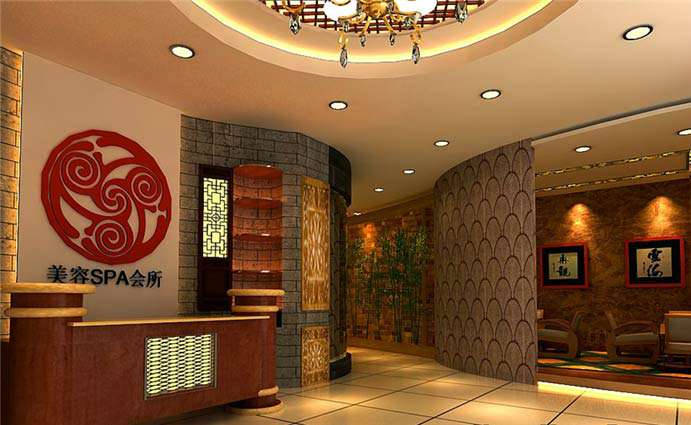 美容SPA會所裝修設(shè)計(jì)效果圖