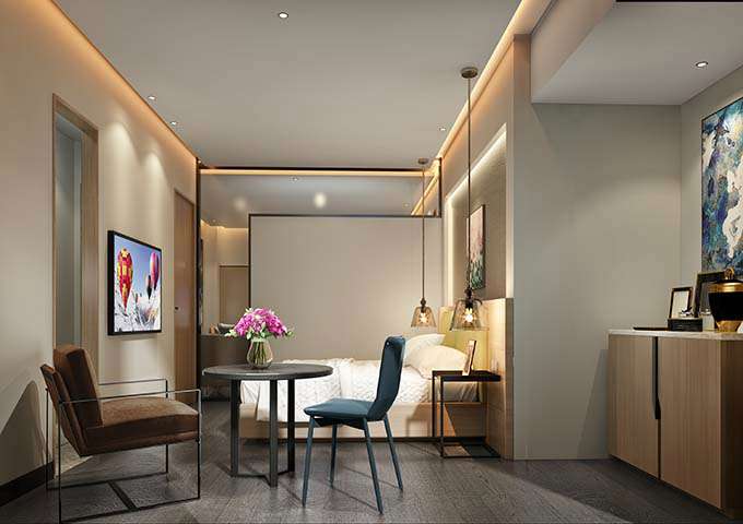 快捷賓館裝修設(shè)計(jì)效果圖