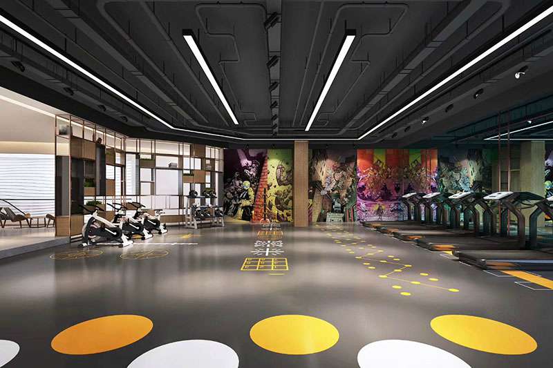 800平米健身房裝修設(shè)計效果圖