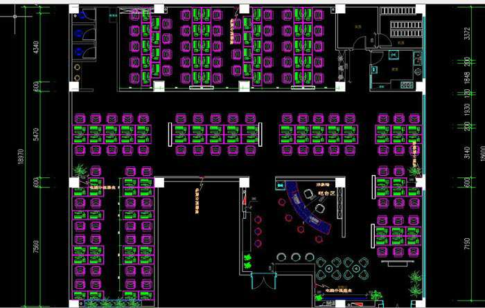 電競網(wǎng)咖裝修設計效果圖