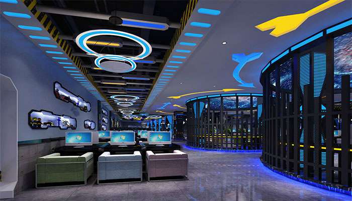 星空網(wǎng)咖設(shè)計效果圖