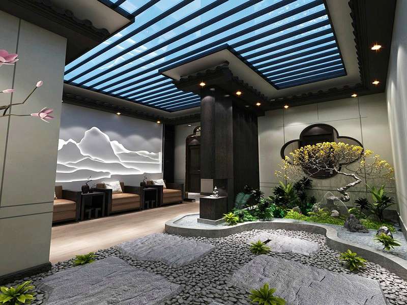 足浴店裝修設(shè)計(jì)效果圖