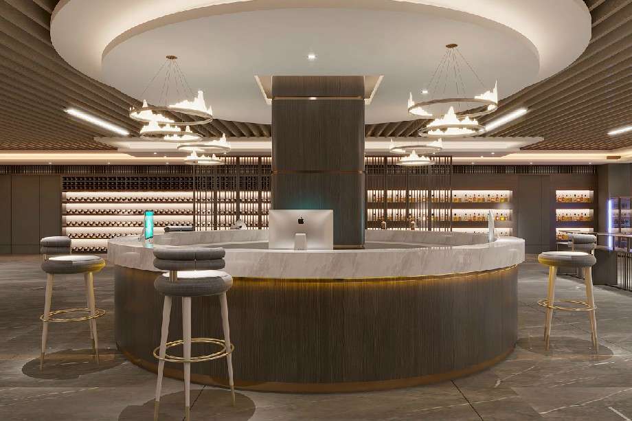 品牌白酒專賣(mài)店裝修效果圖