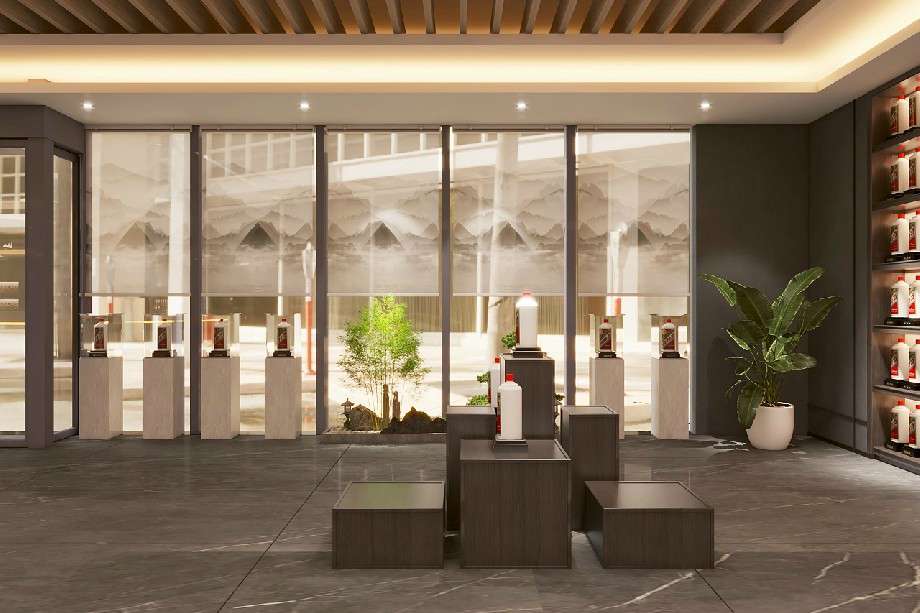 品牌白酒專賣(mài)店裝修效果圖