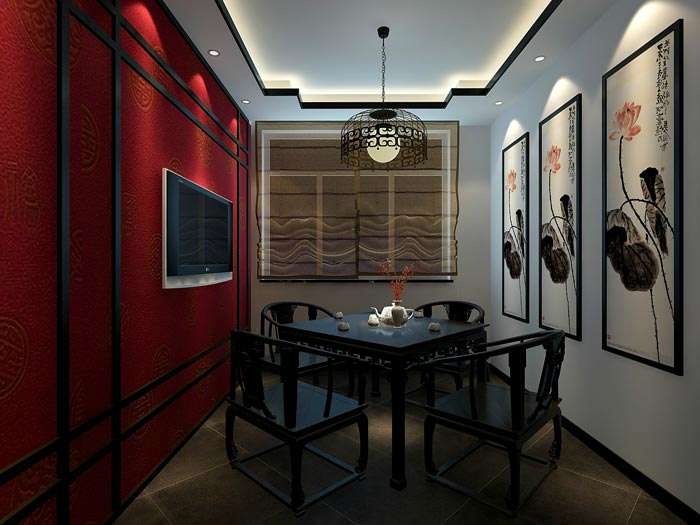 中式風(fēng)格茶樓裝修設(shè)計效果圖