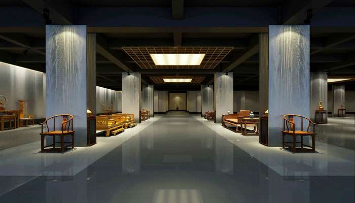 家具文化展館裝修設(shè)計效果圖