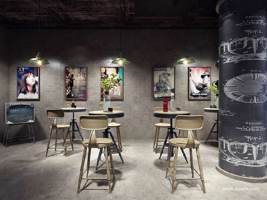 鄭州咖啡廳裝修設(shè)計效果圖