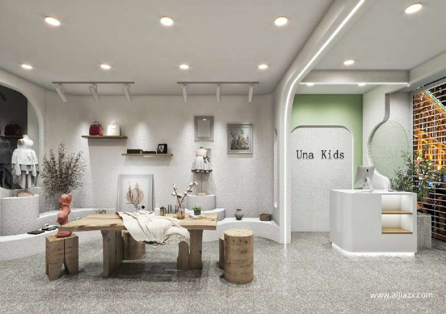 鄭州商場童裝專賣店裝修設(shè)計效果圖