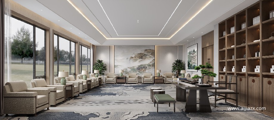 中科院鄭州分院獨(dú)棟辦公樓裝修設(shè)計(jì)