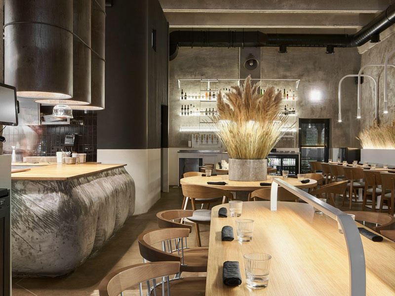 工業(yè)風餐廳裝修設計效果圖