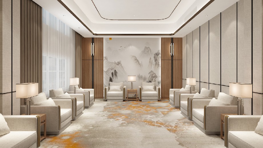 鄭州職業(yè)學院會議室設(shè)計裝修效果圖