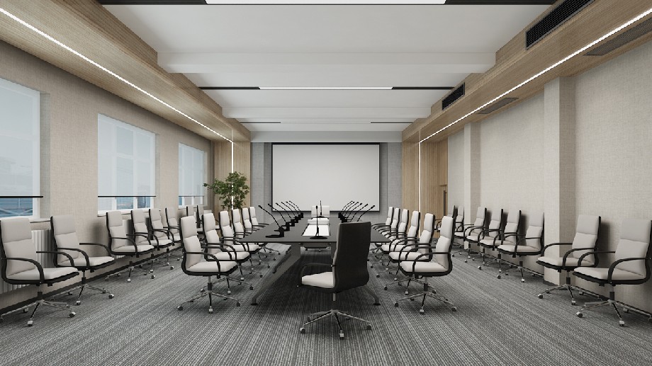 鄭州職業(yè)學院會議室設(shè)計裝修效果圖