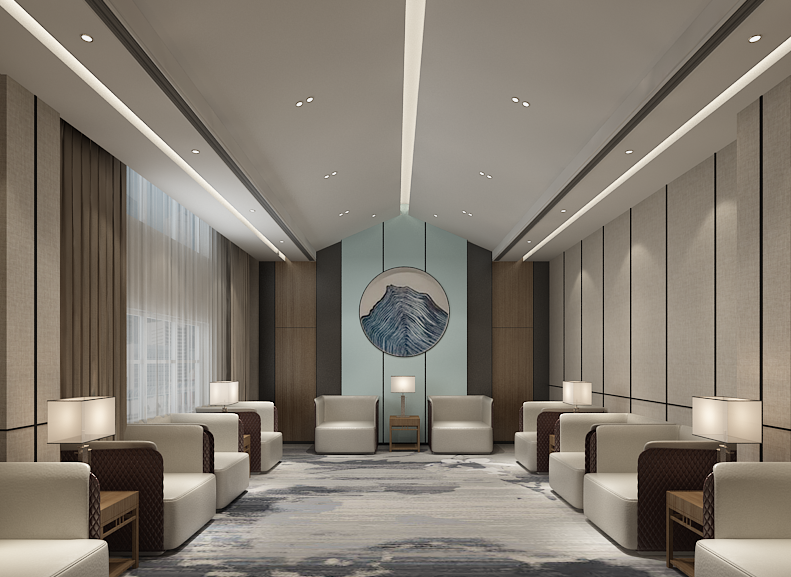 鄭州職業(yè)學院會議室設(shè)計裝修效果圖