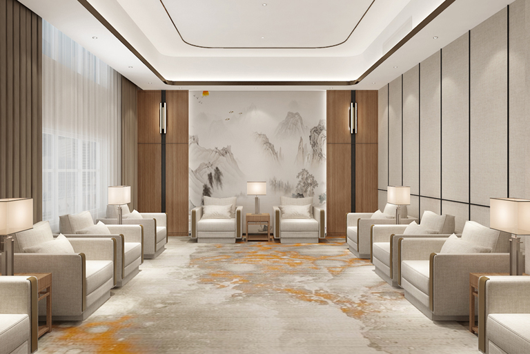 鄭州職業(yè)學(xué)院會議室設(shè)計(jì)裝修效果圖