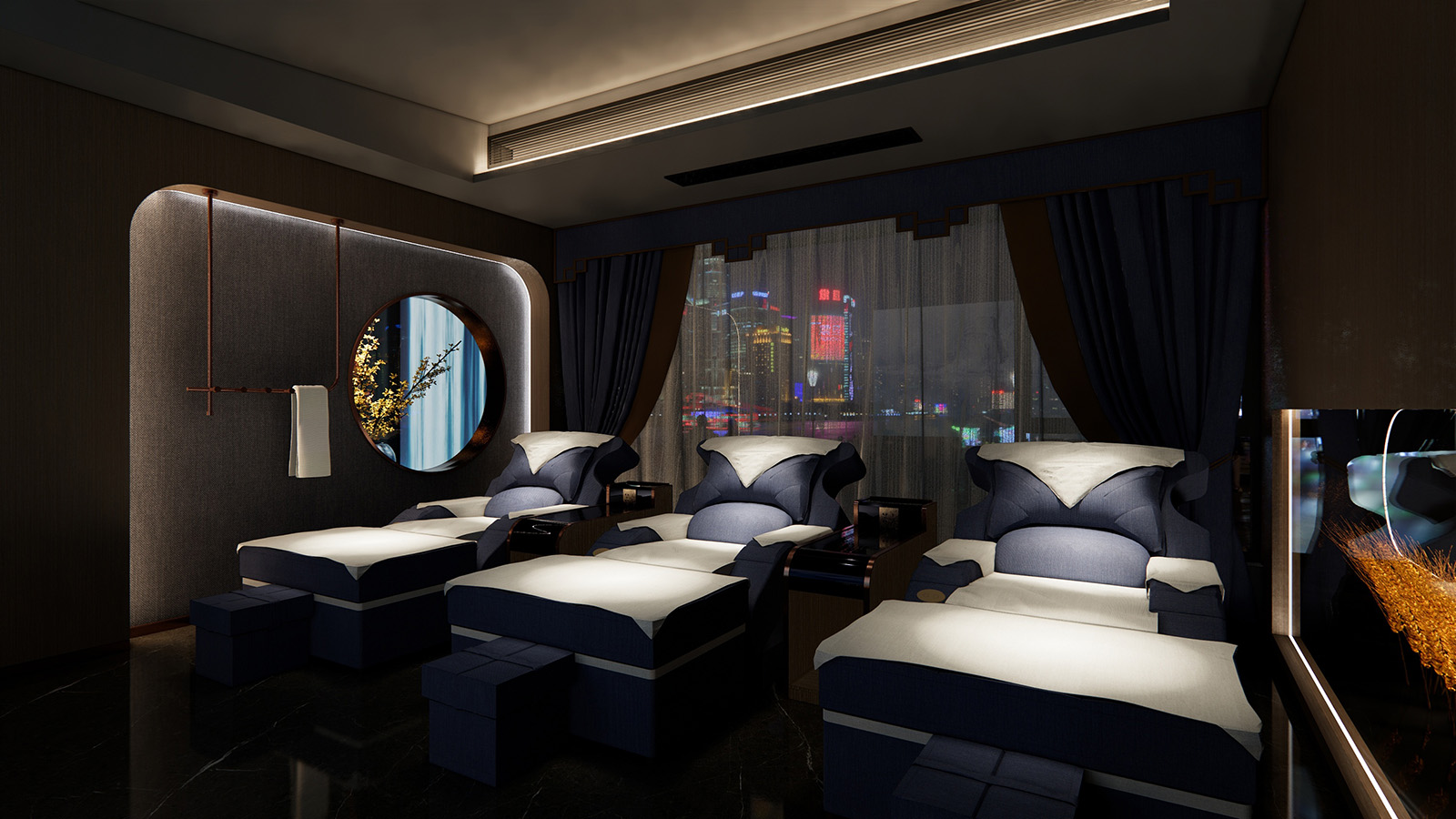 商丘足浴會所裝修設(shè)計(jì)效果圖