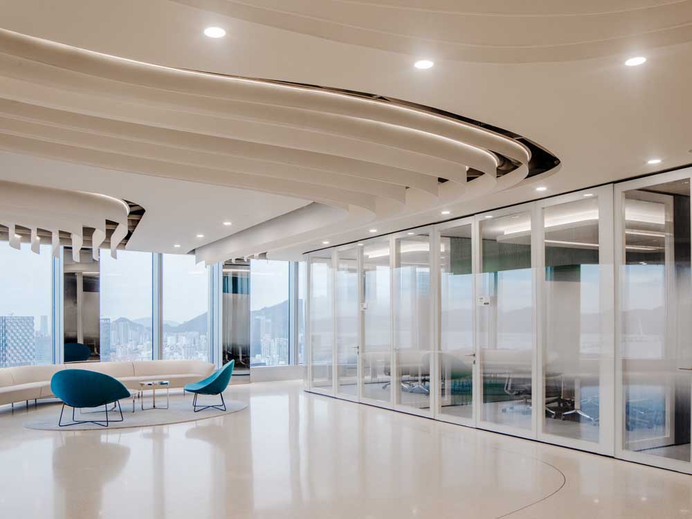 鄭州事務所辦公空間裝修設計，麻繩工作室效果圖