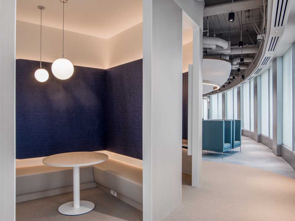 鄭州事務所辦公空間裝修設計，麻繩工作室效果圖