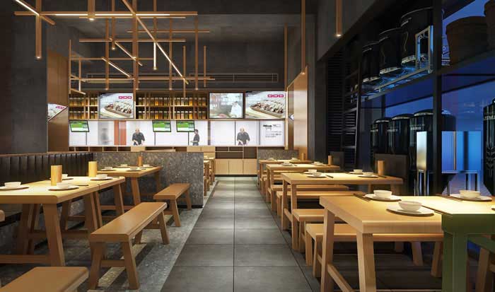 500平米鄭州木屋烤肉餐廳裝修設(shè)計