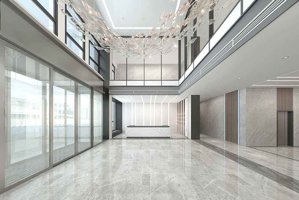 焦作寫字樓大堂設(shè)計效果圖