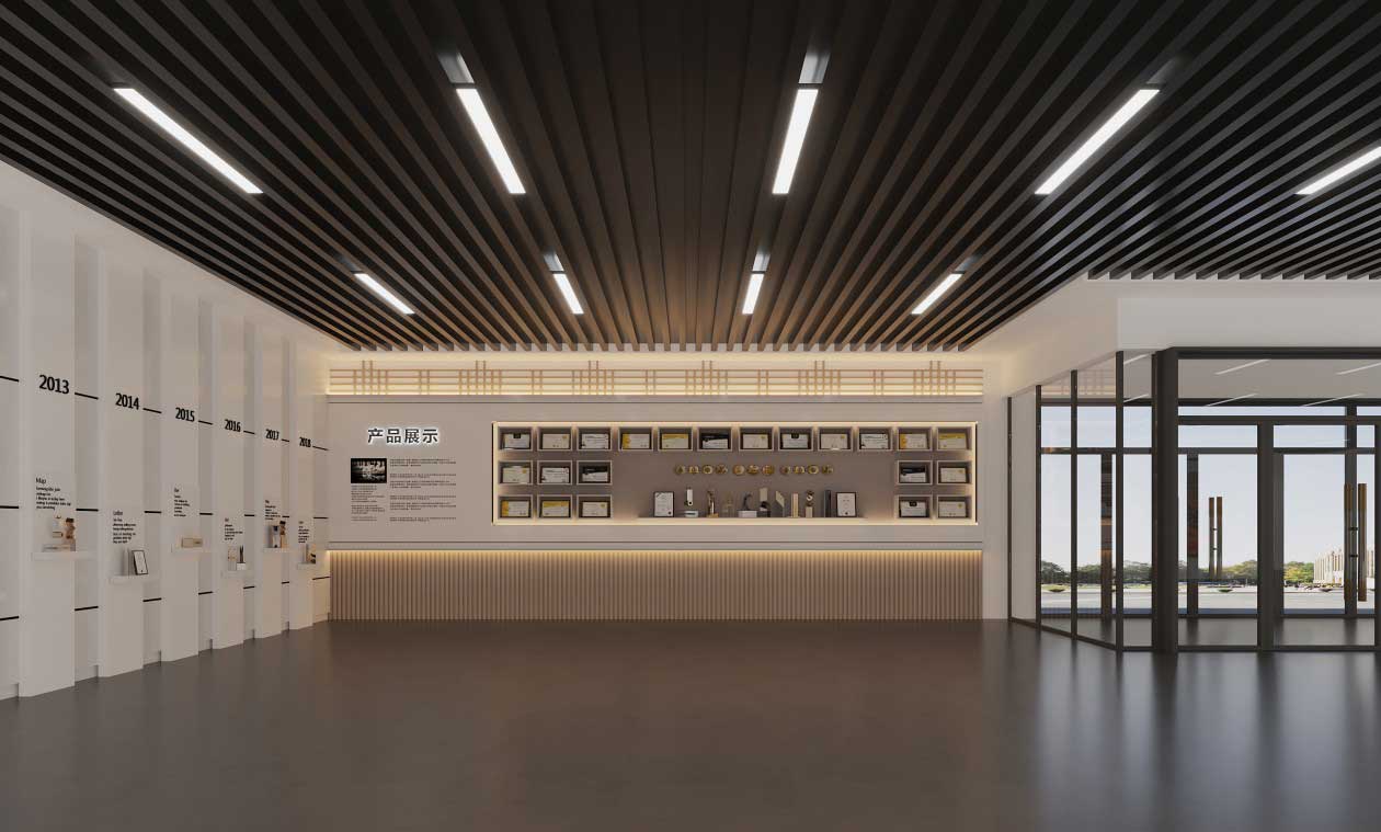 650平方展廳展館企業(yè)展廳設計案例