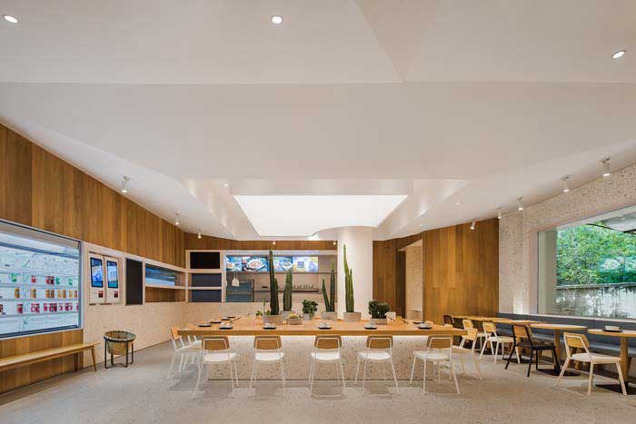 180m2鄭州快餐廳設(shè)計效果圖