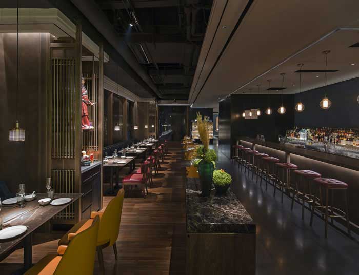 鄭州東區(qū)850平米品牌餐廳設計效果圖