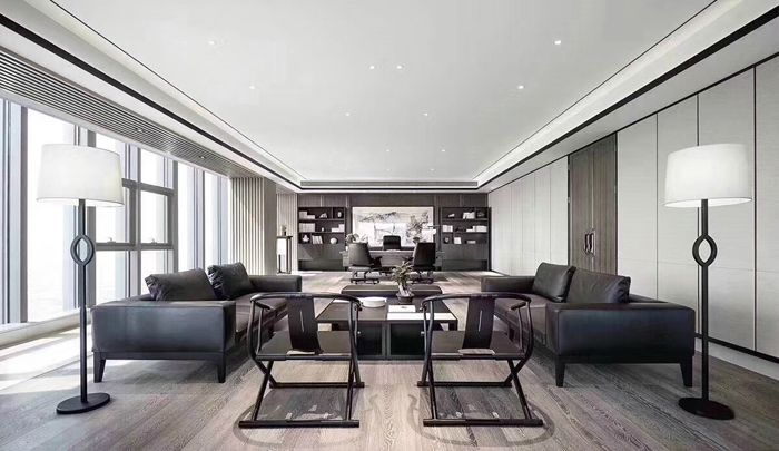 1200平米許昌辦公樓設(shè)計施工裝修效果圖