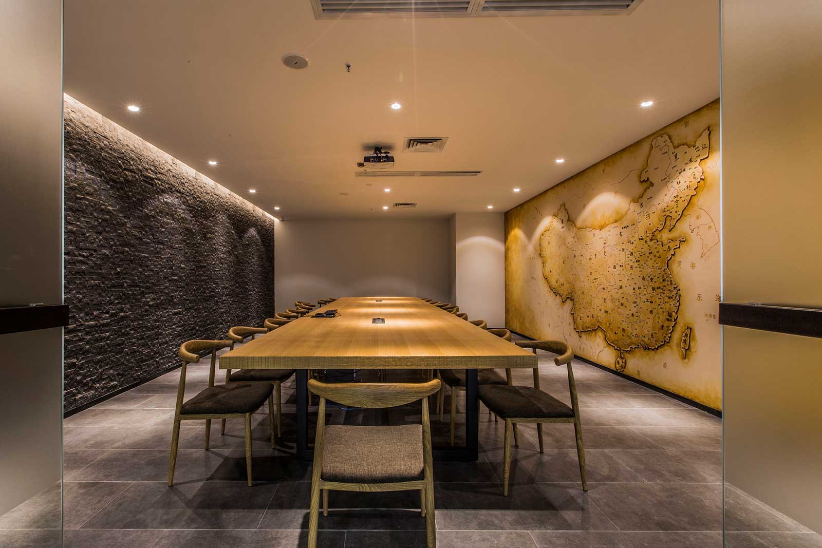 390平米工業(yè)風辦公室裝修設計效果圖