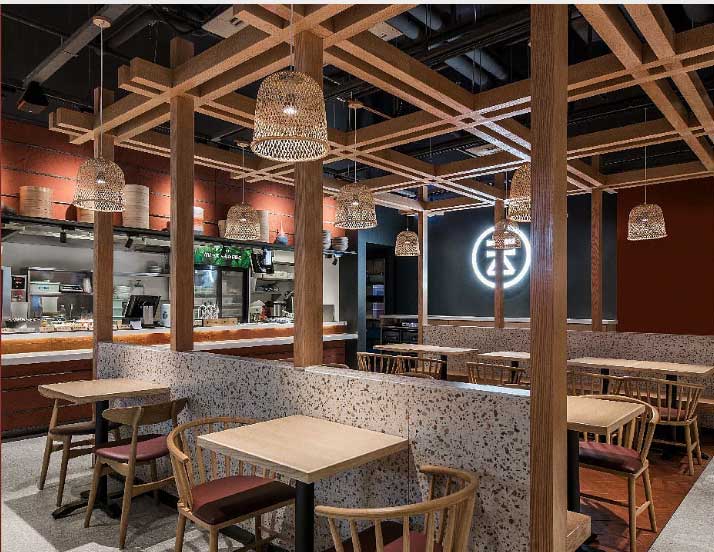 連鎖米線店裝修設(shè)計-鄭州米線店設(shè)計效果圖