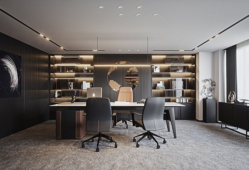 鄭州產(chǎn)業(yè)園區(qū)辦公室裝修設(shè)計效果圖