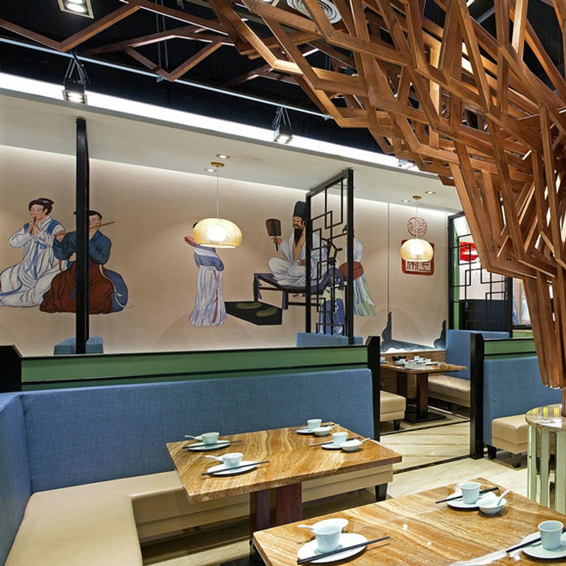 鄭州中餐廳設(shè)計-中餐館裝修設(shè)計效果圖