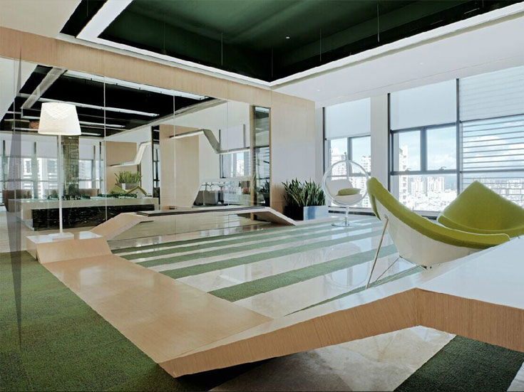 鄭州東區(qū)辦公室裝修設(shè)計工業(yè)風(fēng)格效果圖