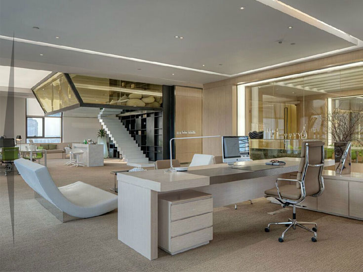 鄭州東區(qū)辦公室裝修設(shè)計工業(yè)風(fēng)格效果圖