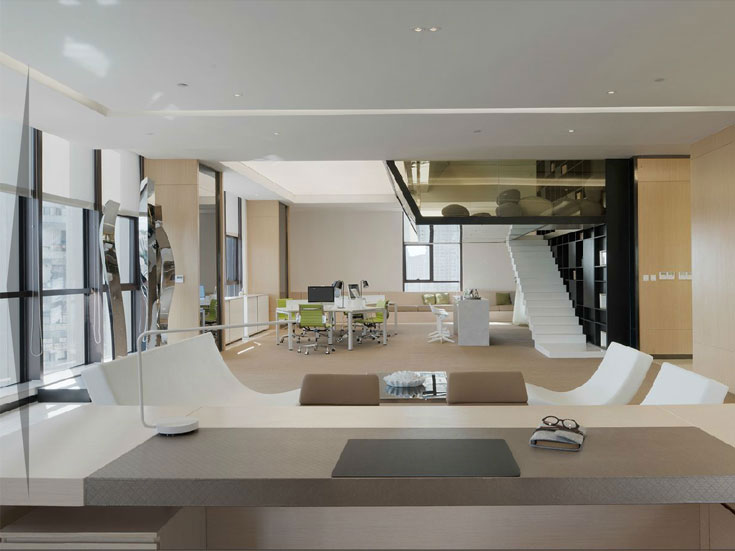 鄭州東區(qū)辦公室裝修設(shè)計工業(yè)風(fēng)格效果圖