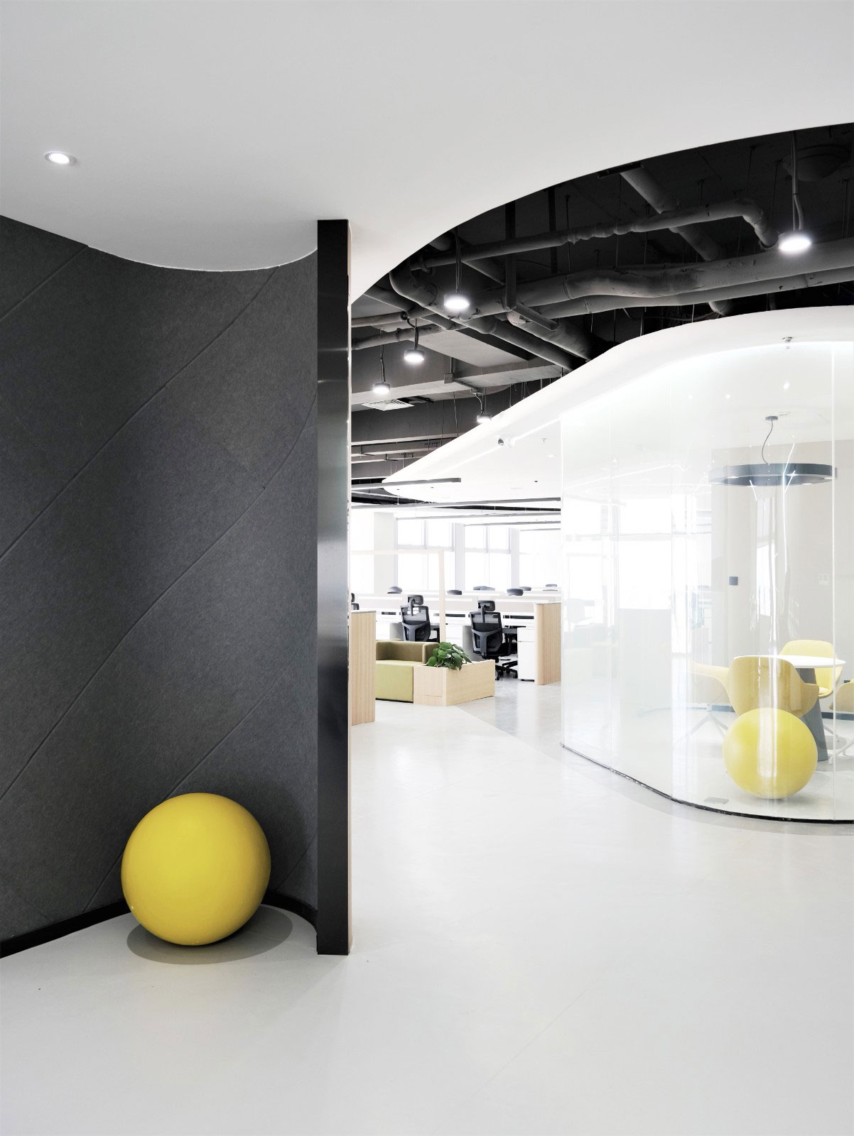 鄭州辦公室全案設(shè)計(jì)-1500平米裝修施工效果圖