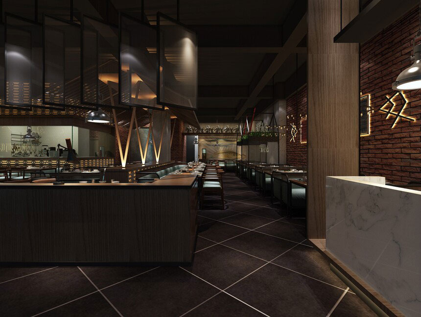 開封燒烤店設(shè)計(jì)-燒烤店裝修設(shè)計(jì)效果圖