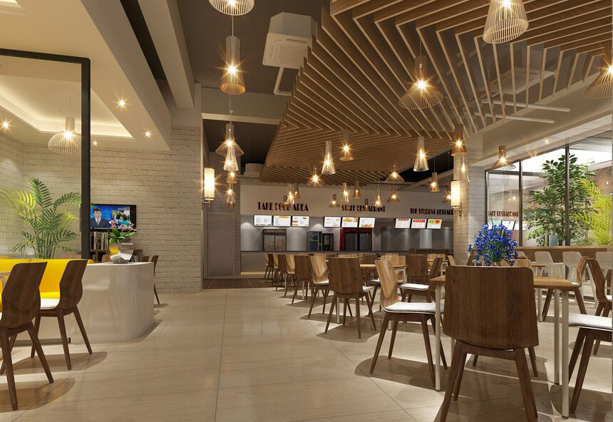 開封學(xué)校食堂設(shè)計(jì)-學(xué)校食堂裝修設(shè)計(jì)效果圖