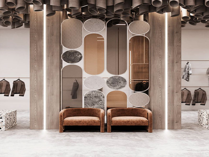 320平米商場服飾店裝修設(shè)計(jì)效果圖