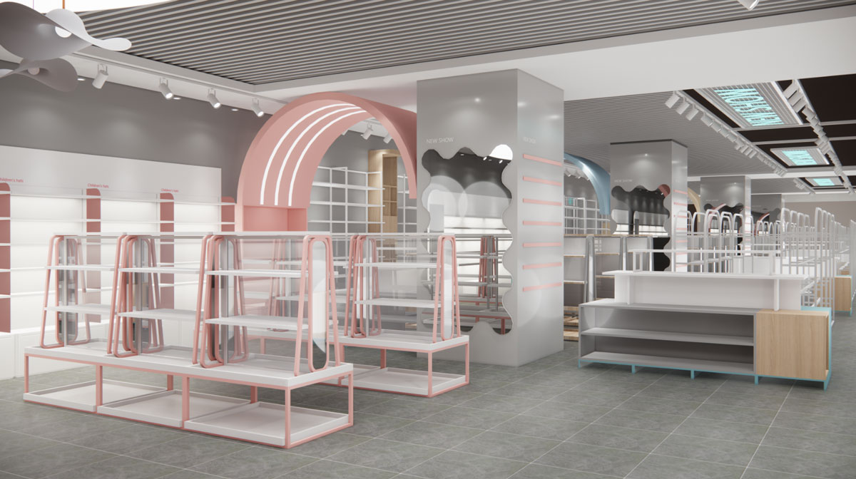 600平米女性飾品零售店面裝修設(shè)計效果圖