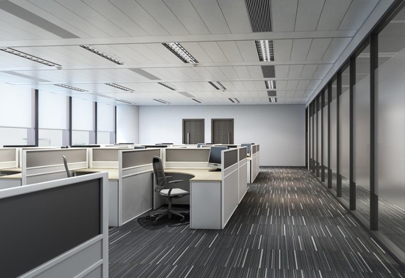 300平米實業(yè)公司辦公室設計效果圖