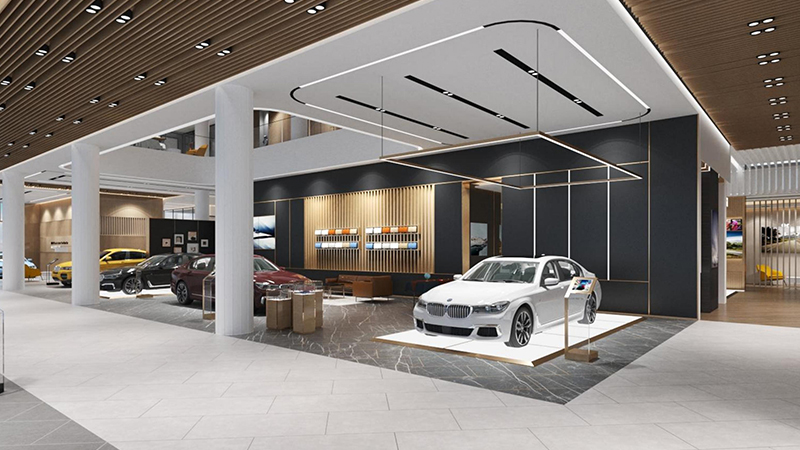 3200平米汽車(chē)展廳裝修設(shè)計(jì)效果圖