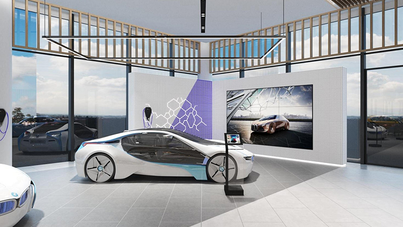 3200平米汽車(chē)展廳裝修設(shè)計(jì)效果圖