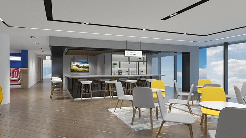 3200平米汽車(chē)展廳裝修設(shè)計(jì)效果圖