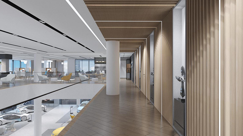 3200平米汽車(chē)展廳裝修設(shè)計(jì)效果圖