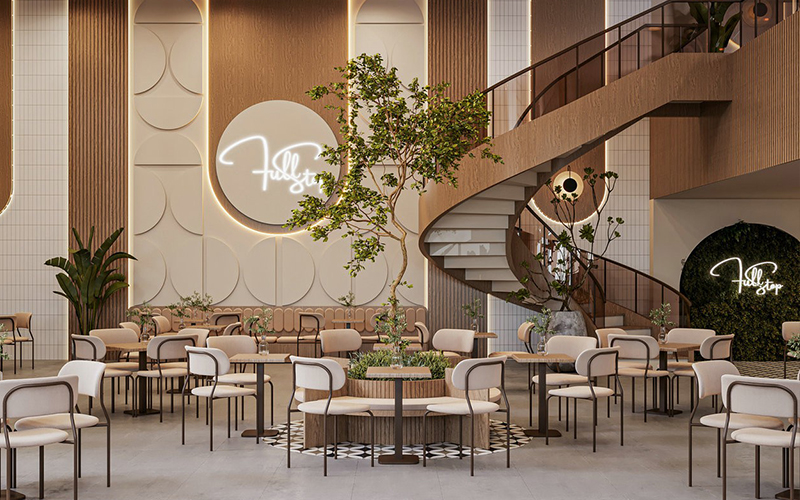 400平米靜語(yǔ)茶舍裝修設(shè)計(jì)效果圖